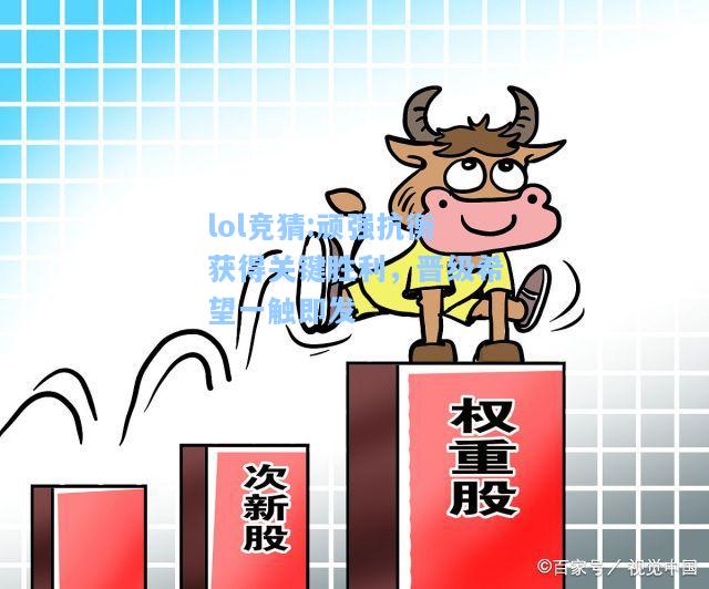 lol竞猜:顽强抗衡获得关键胜利，晋级希望一触即发