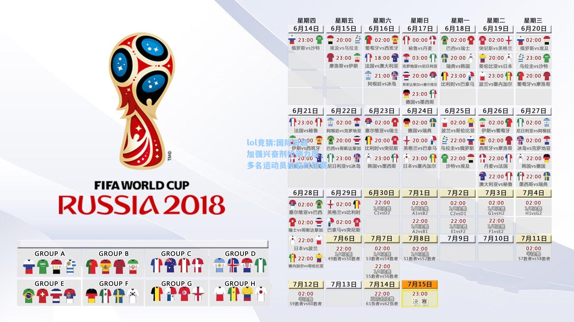 lol竞猜:国际田联加强兴奋剂检测力度，多名运动员被临时禁赛